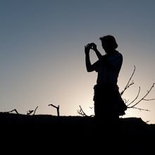 [Ben enjoying a sunset.]